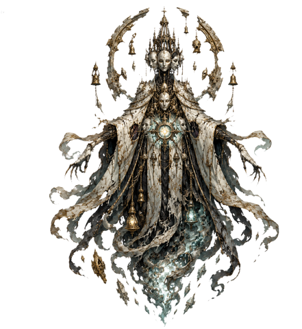 The Pale Hierophant, a caster of the Necropolis.