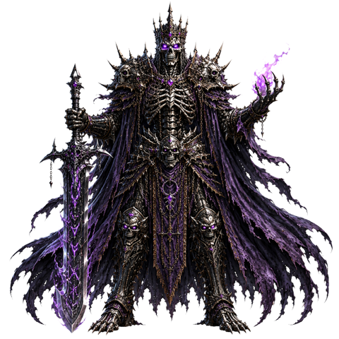 Leader Skeleton, a caster of the Necropolis.