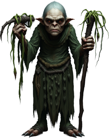 Marsh Hag, a caster of the Drowned Realm.