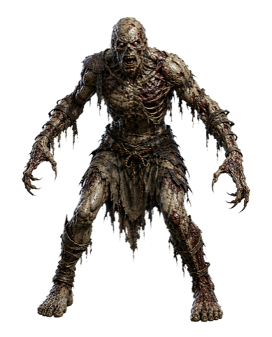 Medium Zombie, a undead of the Necropolis.