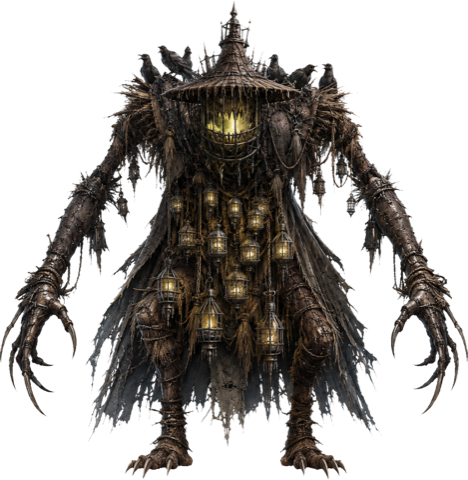 Scarecrow King, a brute of the Plague Field.