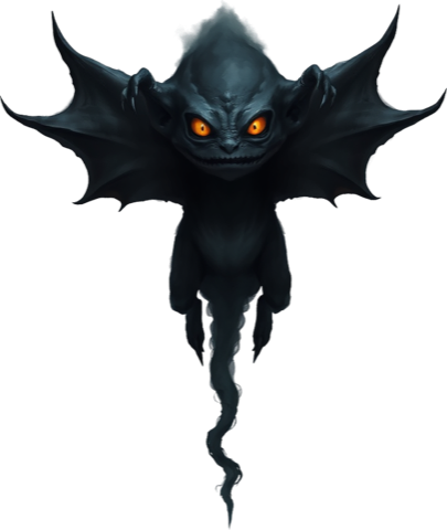 Smog Wisp, a spirit of the Necropolis.